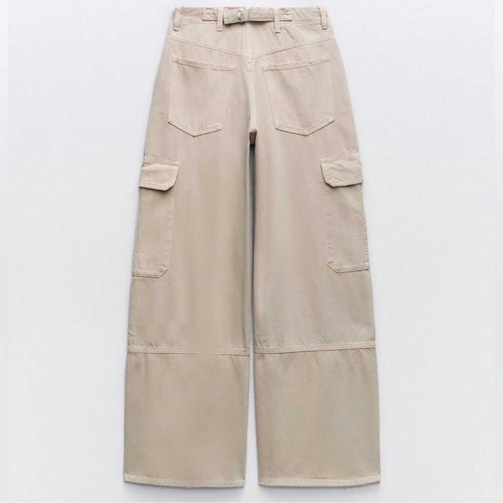 ZARA CARGO TRF PANTS - Picture 4 of 11